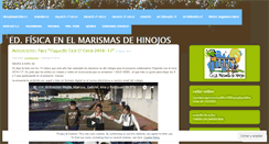 Desktop Screenshot of educacionfisicahinojos.wordpress.com