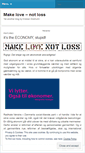 Mobile Screenshot of makelovenotloss.wordpress.com