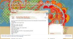 Desktop Screenshot of hostanexchangestudent.wordpress.com