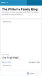 Mobile Screenshot of amwilliamsfamily.wordpress.com