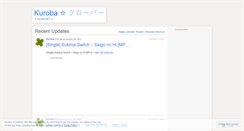 Desktop Screenshot of kurobadotnet.wordpress.com