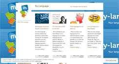 Desktop Screenshot of mylanguagenews.wordpress.com