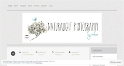 Desktop Screenshot of naturalightphotography.wordpress.com