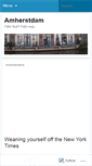 Mobile Screenshot of amherstdam.wordpress.com