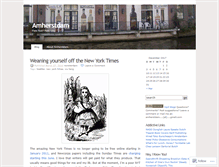 Tablet Screenshot of amherstdam.wordpress.com