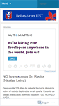 Mobile Screenshot of bellasartesunt.wordpress.com