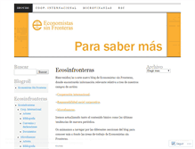 Tablet Screenshot of ecosinfronteras.wordpress.com