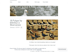 Tablet Screenshot of iveneverkilledapipit.wordpress.com