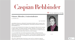 Desktop Screenshot of caspianrehbinder.wordpress.com