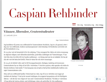 Tablet Screenshot of caspianrehbinder.wordpress.com