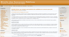 Desktop Screenshot of direitodosconcursos.wordpress.com