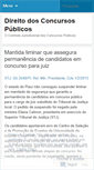 Mobile Screenshot of direitodosconcursos.wordpress.com