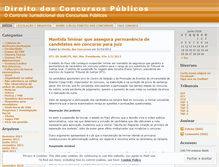 Tablet Screenshot of direitodosconcursos.wordpress.com