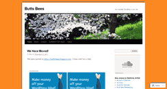 Desktop Screenshot of buttsbees.wordpress.com