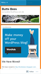Mobile Screenshot of buttsbees.wordpress.com