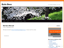 Tablet Screenshot of buttsbees.wordpress.com