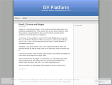 Tablet Screenshot of isvplatform.wordpress.com
