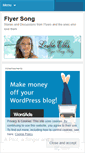 Mobile Screenshot of flyersong.wordpress.com