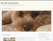 Tablet Screenshot of mylifewithfairies.wordpress.com
