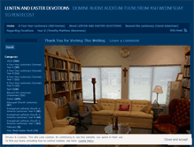 Tablet Screenshot of lenteaster.wordpress.com