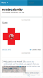 Mobile Screenshot of evadecalamity.wordpress.com