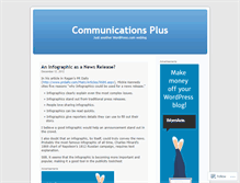 Tablet Screenshot of communicationsplusblog.wordpress.com