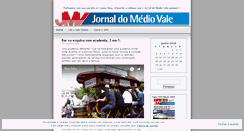 Desktop Screenshot of jornaldomediovale.wordpress.com