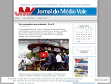 Tablet Screenshot of jornaldomediovale.wordpress.com