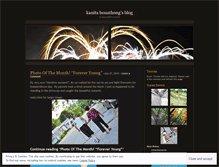 Tablet Screenshot of kanitabouathong.wordpress.com
