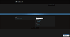 Desktop Screenshot of anttileinonen.wordpress.com