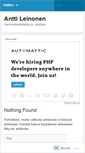 Mobile Screenshot of anttileinonen.wordpress.com