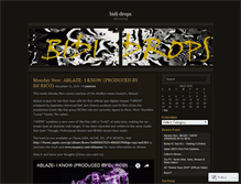 Tablet Screenshot of bididrops.wordpress.com
