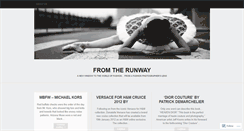 Desktop Screenshot of intherunway.wordpress.com