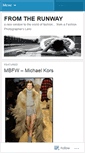 Mobile Screenshot of intherunway.wordpress.com
