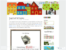 Tablet Screenshot of jscrapbug.wordpress.com