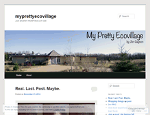 Tablet Screenshot of myprettyecovillage.wordpress.com