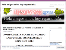Tablet Screenshot of jdsoyyospace.wordpress.com