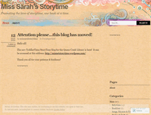 Tablet Screenshot of misssarahstorytimes.wordpress.com