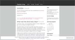 Desktop Screenshot of practiceliving.wordpress.com