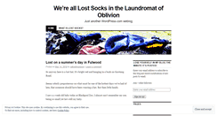 Desktop Screenshot of lostsockslaundromat.wordpress.com