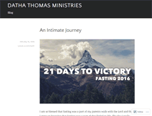 Tablet Screenshot of dathathomasministries.wordpress.com