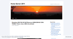 Desktop Screenshot of homeserver2011.wordpress.com