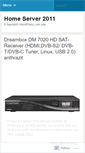 Mobile Screenshot of homeserver2011.wordpress.com