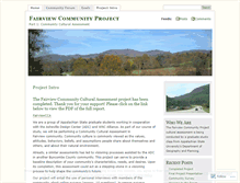 Tablet Screenshot of fairviewcommunity.wordpress.com