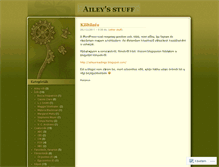 Tablet Screenshot of aileysstuff.wordpress.com