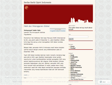 Tablet Screenshot of opiniindonesiaonline.wordpress.com