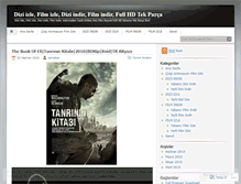 Tablet Screenshot of dizifilmindirizle.wordpress.com