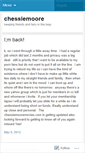 Mobile Screenshot of chessiemoore.wordpress.com