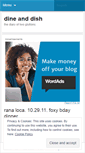 Mobile Screenshot of dineanddishnc.wordpress.com