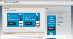 Desktop Screenshot of ghecute.wordpress.com
